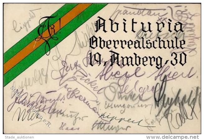 Studentika AMBERG 1930 Verlag Scheiner I- (fleckig) - Ohne Zuordnung