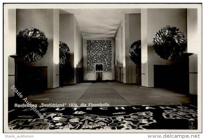 BERLIN OLYMPIA 1936 - AUSSTELLUNG Deutschland 1936 Ehrenhalle" Mit S-o I" - Ohne Zuordnung