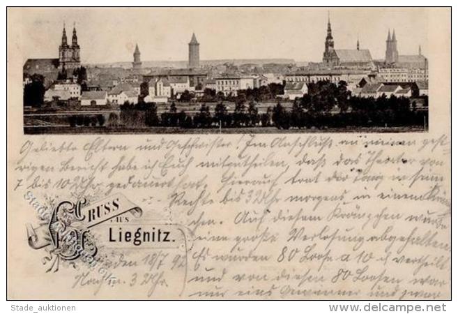 Vorl&auml;ufer 1892 Gruss Aus LIEGNITZ,Schlesien I-II Montagnes - Non Classificati
