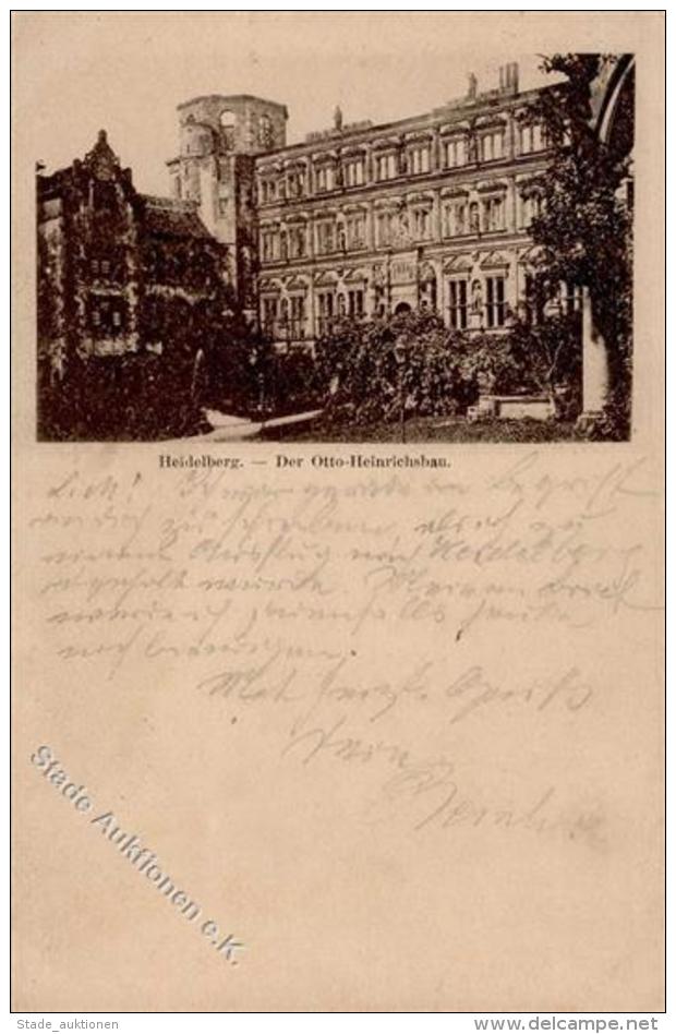 Vorl&auml;ufer Heidelberg (6900) Otto Heinrichbau 1883 I-II - Ohne Zuordnung