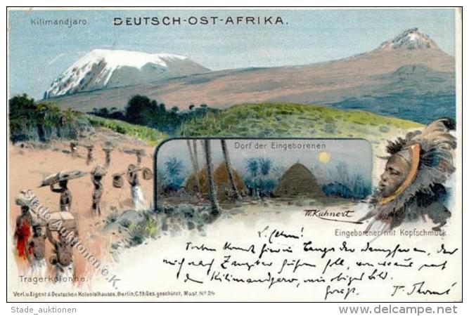 Kolonien Deutsch-Ostafrika Kilimandjaro RS Stpl. Tanga 21.1.02 I-II (Eckbug) Colonies - Ohne Zuordnung