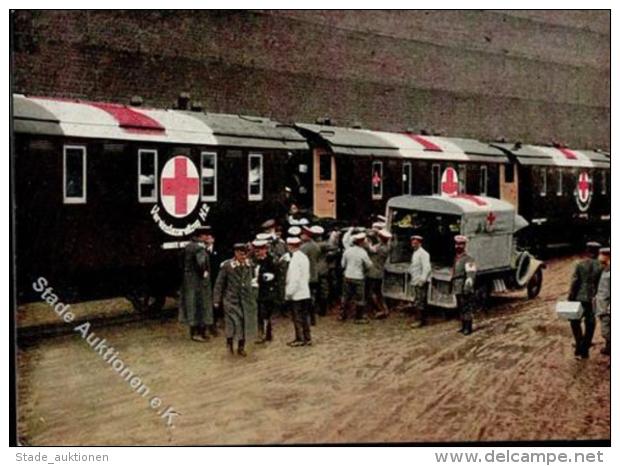 EISENBAHN - VEREINSLAZARETTZUG H 2 - Rotes Kreuz 1918 I - Eisenbahnen