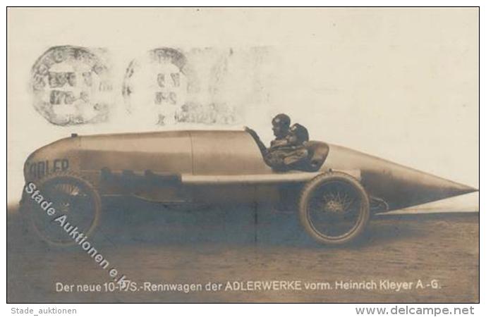 Auto Rennwagen Adlerwerke Frankfurt (6000) Foto-Karte I-II - Ohne Zuordnung