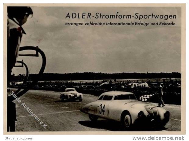 Auto Adler Stromform Sportwagen Eifel Rennen DMS N&uuml;rburgring I-II (Ecke Abgestossen) - Ohne Zuordnung