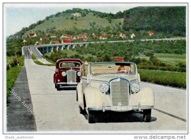 Mercedes &Uuml;ber Die Reichsautobahn Durch Die Schw&auml;bische Alb Werbe AK I-II - Ohne Zuordnung