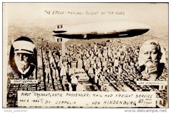 ZEPPELIN - 1.Transatlantischer Passagierflug LUFTSCHIFF HINDENBURG 6.Mai 1936 I - Ohne Zuordnung