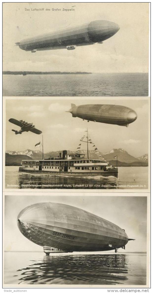 Zeppelin Lot Mit 6 Ansichtskarten I-II Dirigeable - Zeppeline