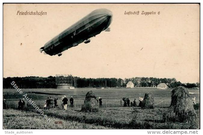 Zeppelin Friedrichshafen (7990) LZ 6 1914 I-II (fleckig) Dirigeable - Zeppeline