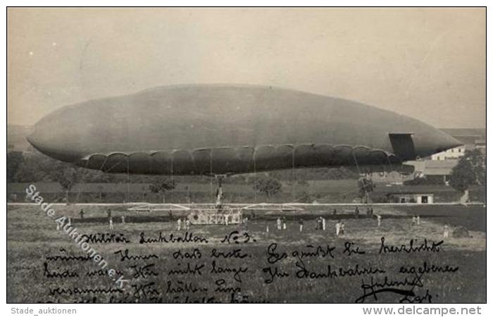 Ballon Milit&auml;r Lenkballon Nr. 3 I-II - Ohne Zuordnung