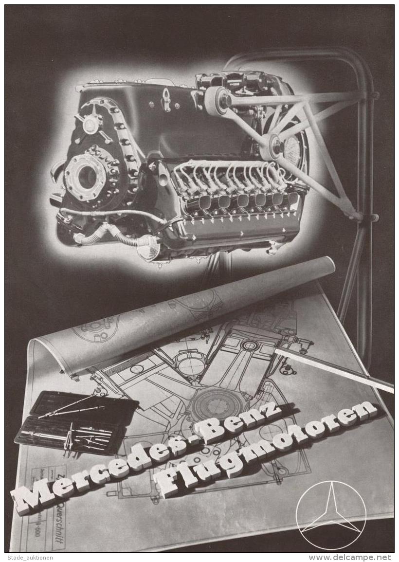 Buch Luftfahrt Brosch&uuml;re Der Mercedes Benz Flugmotor DB 600 1935 Einer Der Leistungsst&auml;rksten Flugmotoren. Er - Ohne Zuordnung