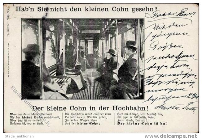 Judaika - Der Kleine COHN In Der Hochbahn, Eckbug Judaisme - Judaisme