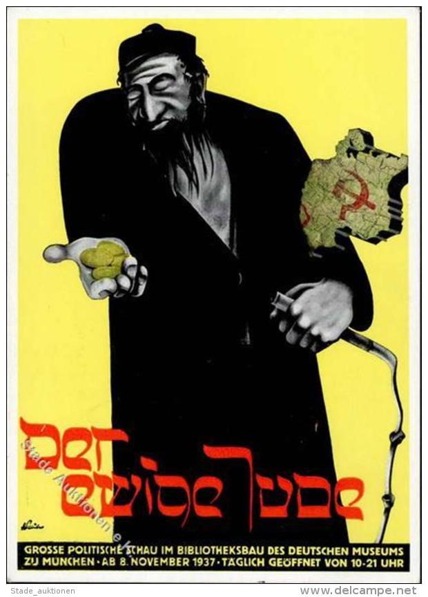 AUSSTELLUNG Der Ewige JUDE 1937 - 5 Pfg-GSK PP 142 Mit S-o I - Judaisme