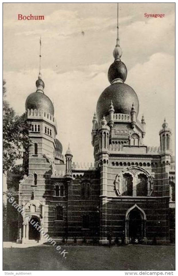 Synagoge Bochum (4630) Ansichtskarte I-II Synagogue - Ohne Zuordnung