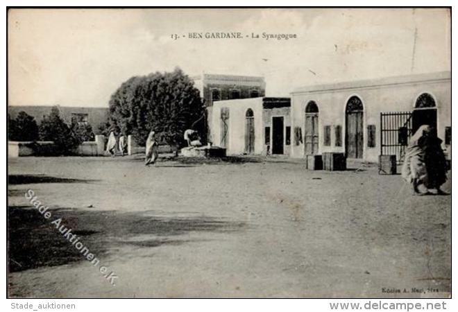 Synagoge Ben Gardane Algerien Ansichtskarte I-II (fleckig) Synagogue - Ohne Zuordnung