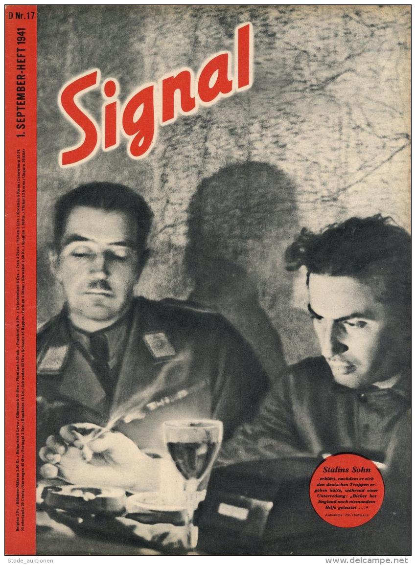 Buch WK II  Signal, Zeitschrift September 1941 Heft 17 Deutscher Verlag Berlin 47 Seiten Sehr Viele Abbildungen II - Non Classificati