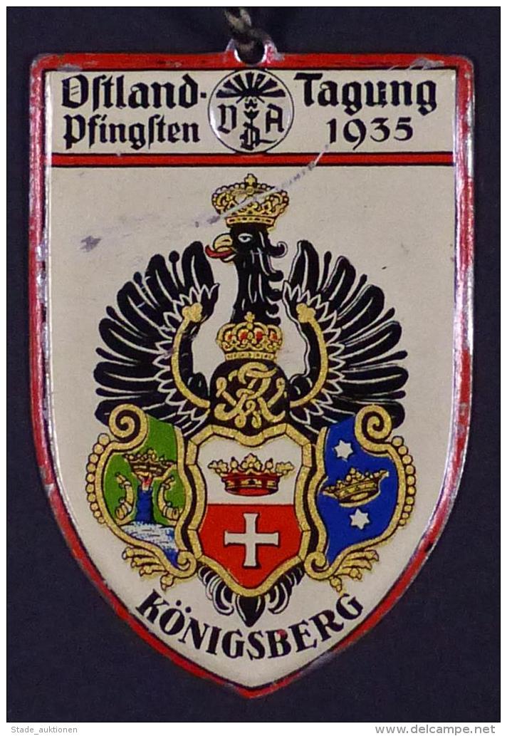 WK II Orden Tagungsanh&auml;nger VDA K&ouml;nigsberg Ostland Tagung Pfingsten 1935 I-II - Non Classificati