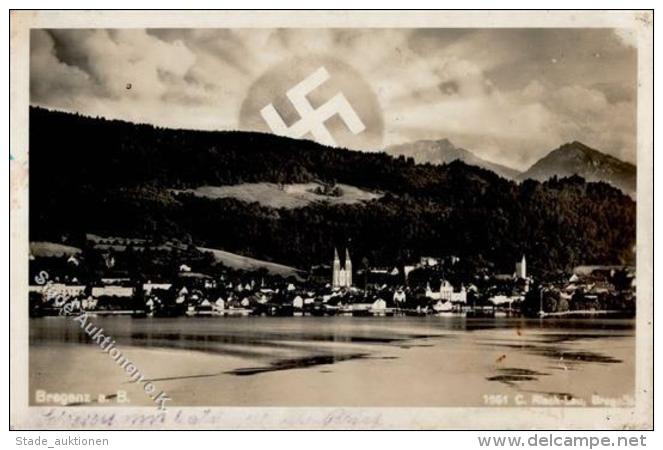 Aufgehende Sonne WK II - BREGENZ,Bodensee 1932! I-II - Ohne Zuordnung