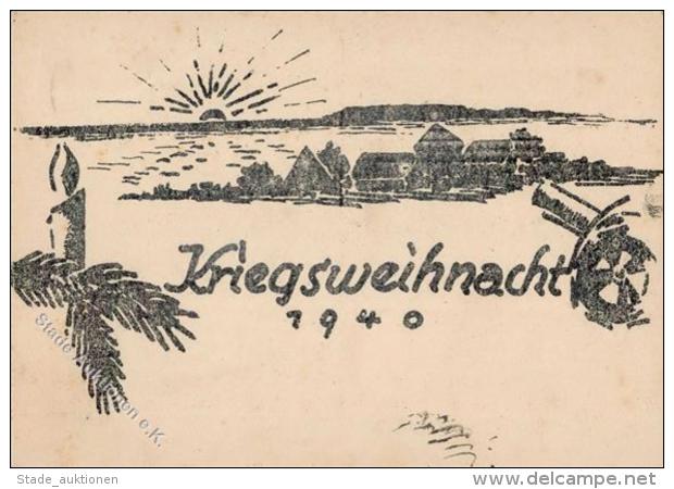 KRIEGSWEIHNACHT WK II - FRANKREICH 1940 I-II - Ohne Zuordnung