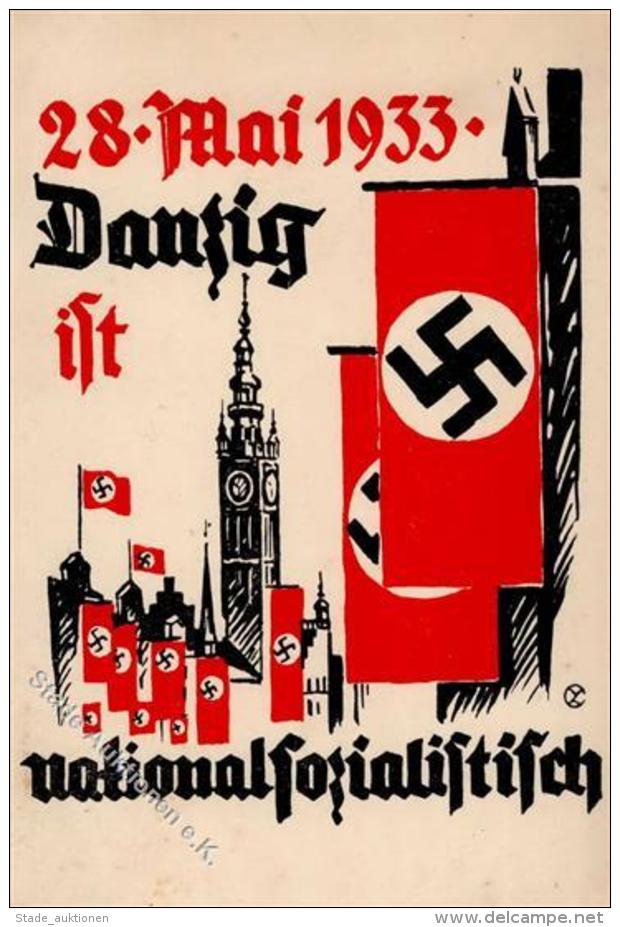 DANZIG WK II - 28. Mai 1933 - Danzig Ist Nationalsozialistisch" I R!R!" - Ohne Zuordnung