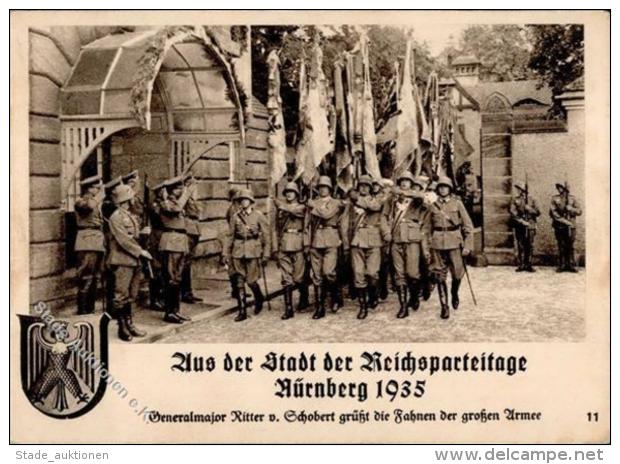 RP N&Uuml;RNBERG 1935 WK II - Nr. 11 Generalmajor Ritter V. Epp Gr&uuml;&szlig;t Die Fahnen Der Gro&szlig;en Armee" I" - Ohne Zuordnung