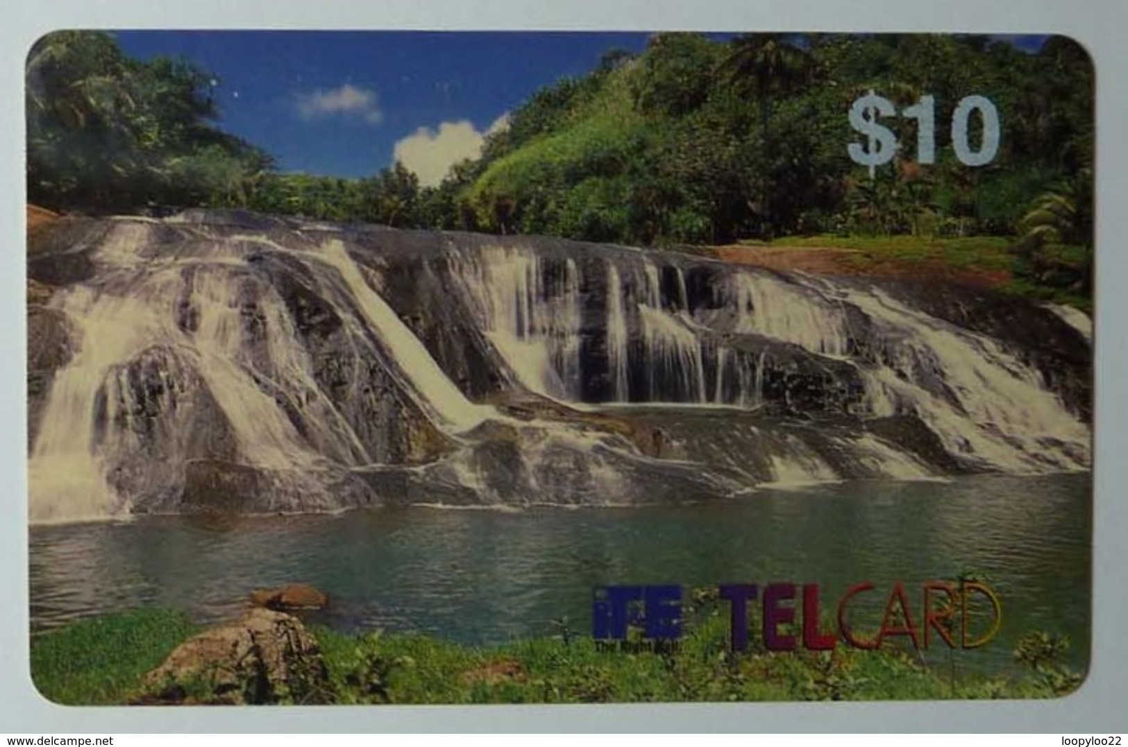 GUAM - IT&E - Remote Memory - $10 - D1 - Waterfalls - Mint - RRR - Guam