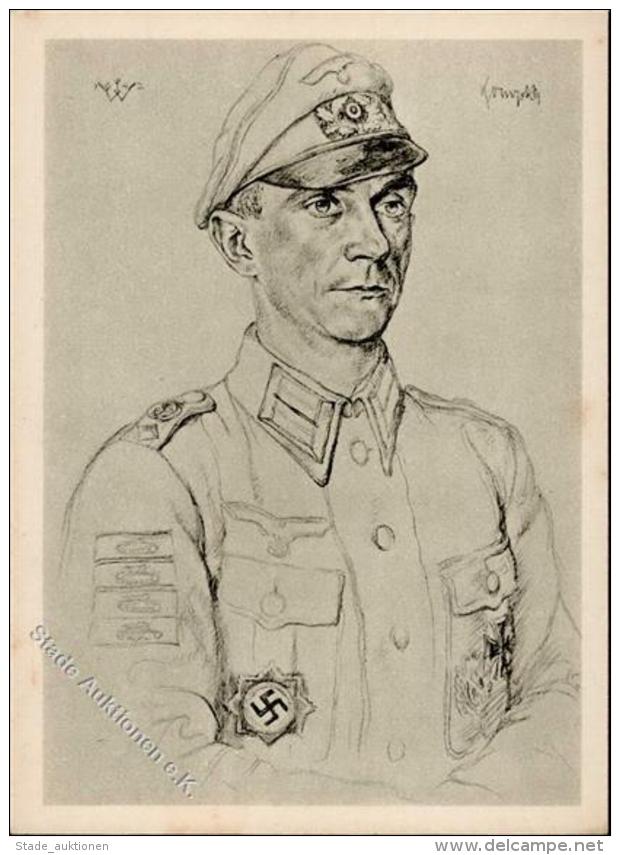 Willrich E 66 VDA Panzerbek&auml;mpfer Der Infanterie WK II K&uuml;nstlerkarte I-II - Ohne Zuordnung