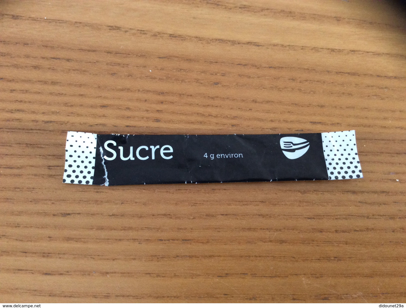 Stick De Sucre "Sucre 4 G Environ" N°5 (vide) - Sucres