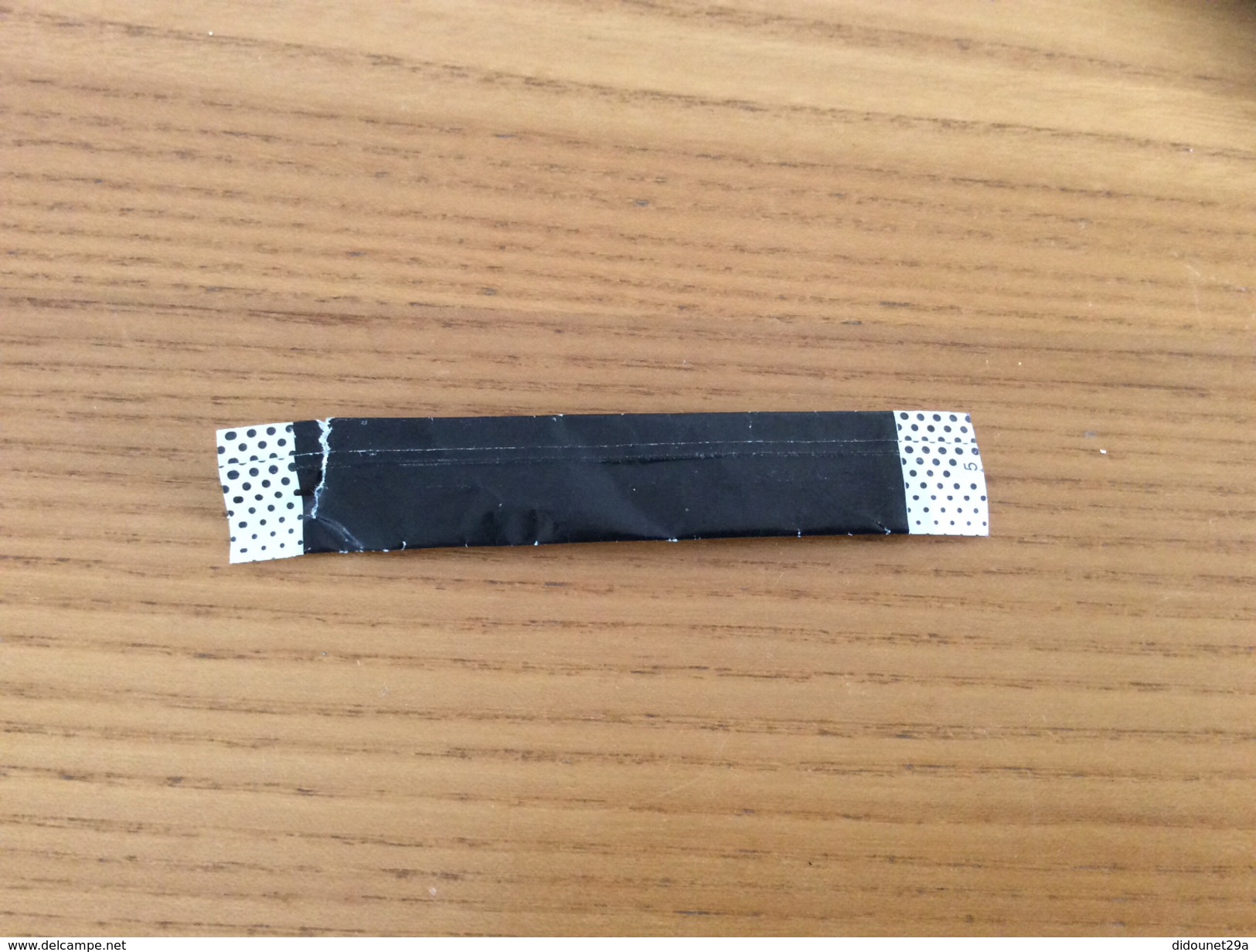 Stick De Sucre "Sucre 4 G Environ" N°5 (vide) - Sucres
