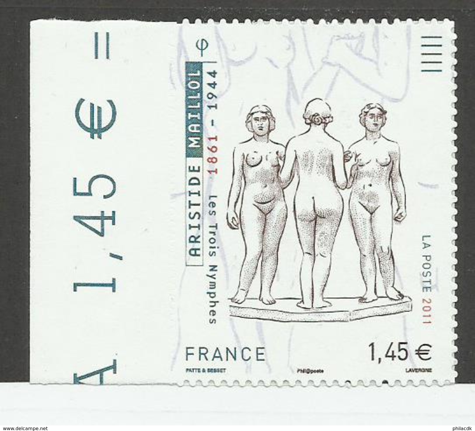 FRANCE - ADHESIF N°YT 634 NEUF** LUXE SANS CHARNIERE AVEC BORD DE FEUILLE - COTE YT  : 6&euro; - 2011 - Autres & Non Classés