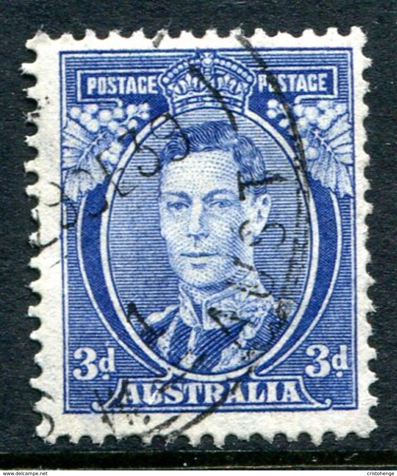 Australia 1937-49 KGVI Definitives (p.13½ X 14) - 2d King George VI - Die II - Thin Paper - Used (SG 168ca) - Oblitérés