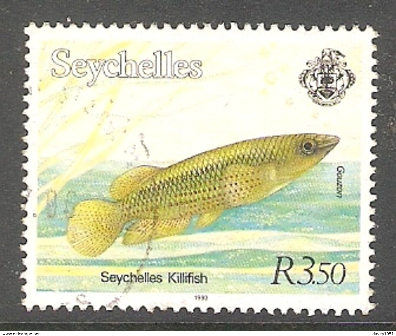 002478 Seychelles 1993 R3.50 FU - Seychelles (1976-...)