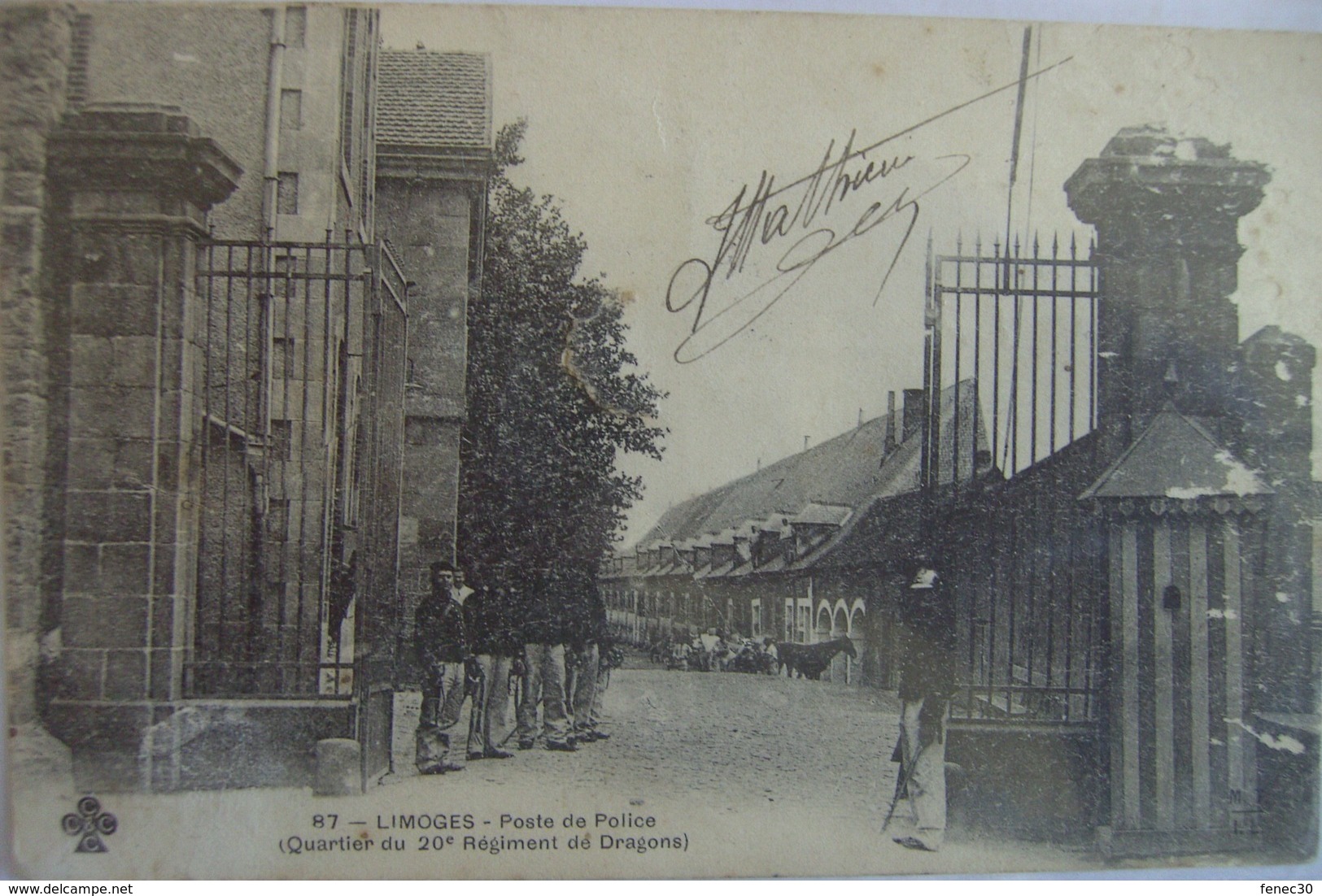 Limoges Poste De Police - Bussiere Poitevine