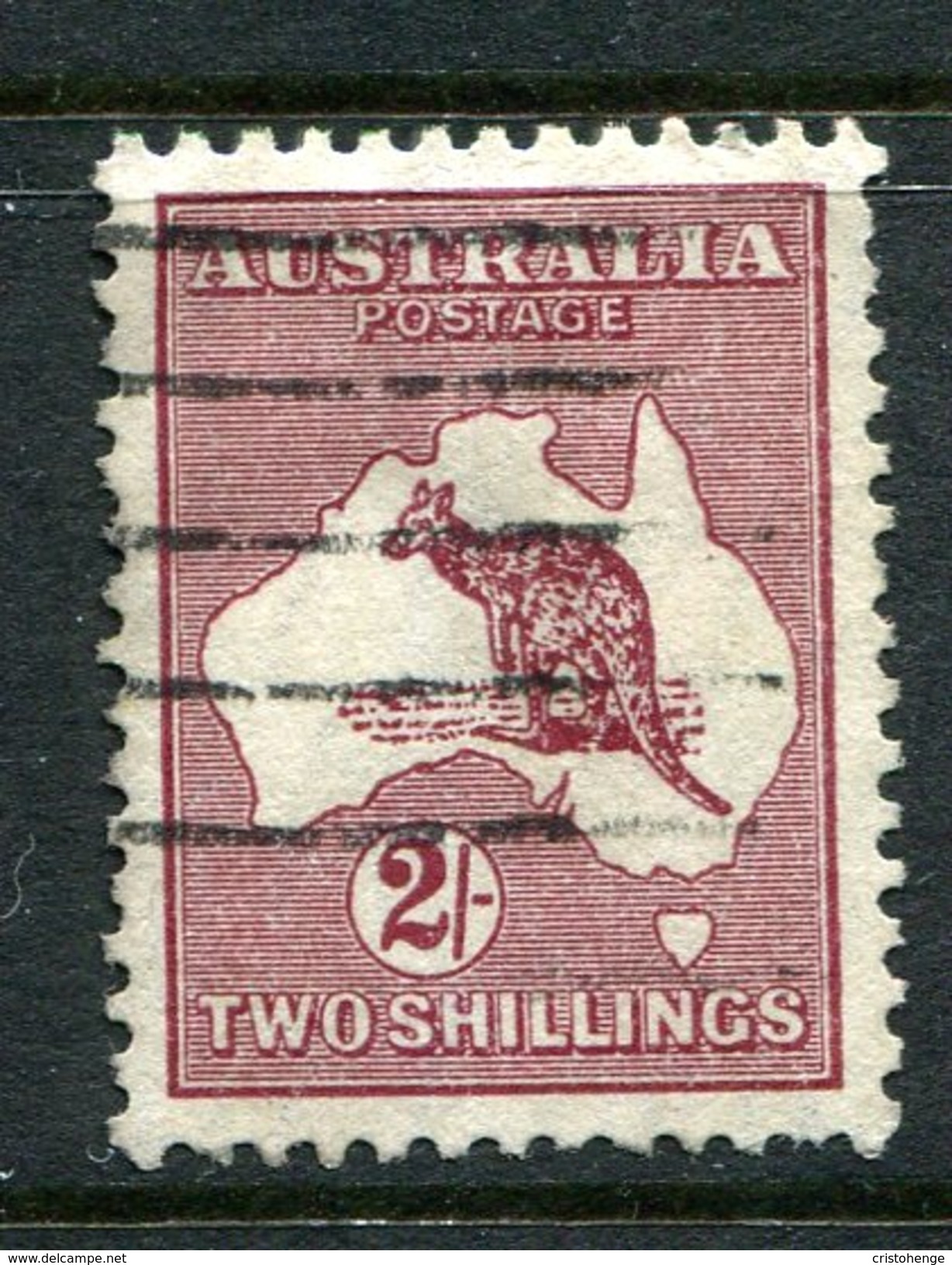 Australia 1945 Re-engraved 2/- Kangaroo Used (SG 212) - Oblitérés