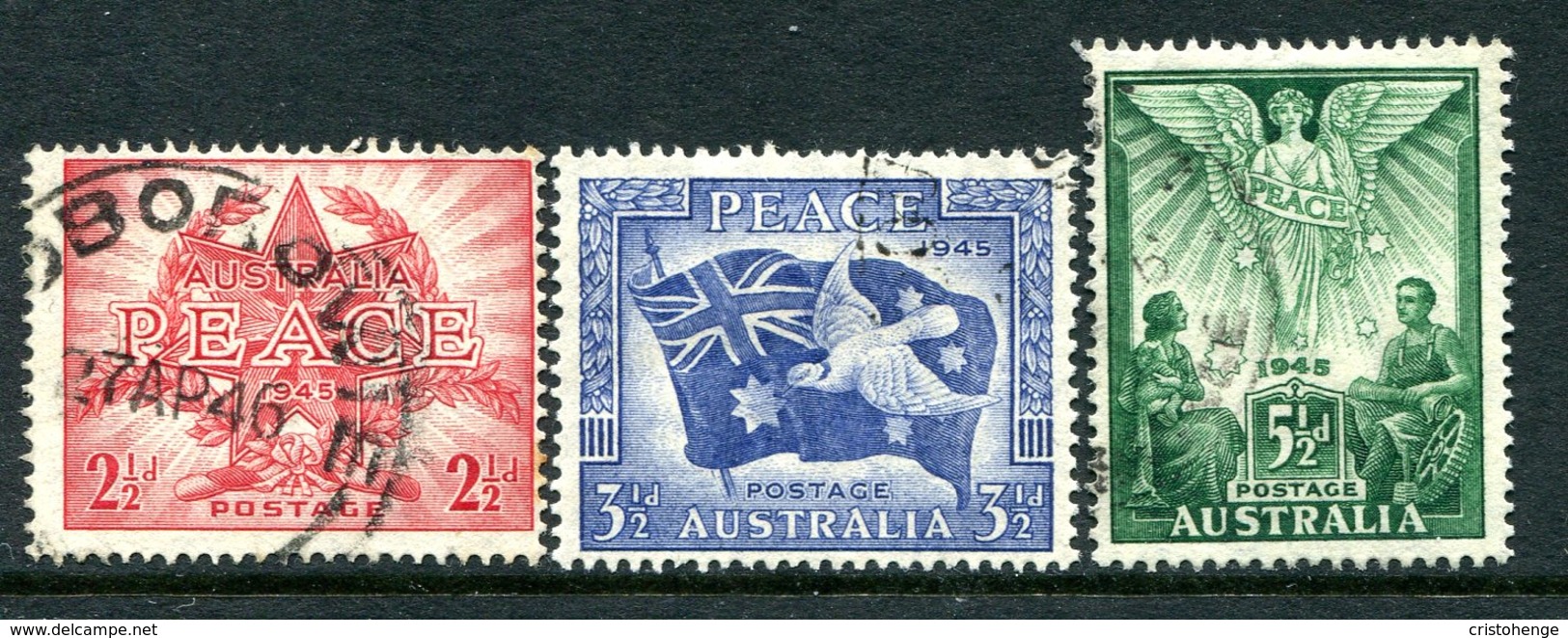 Australia 1946 Victory Commemoration Set Used (SG 213-215) - Gebraucht