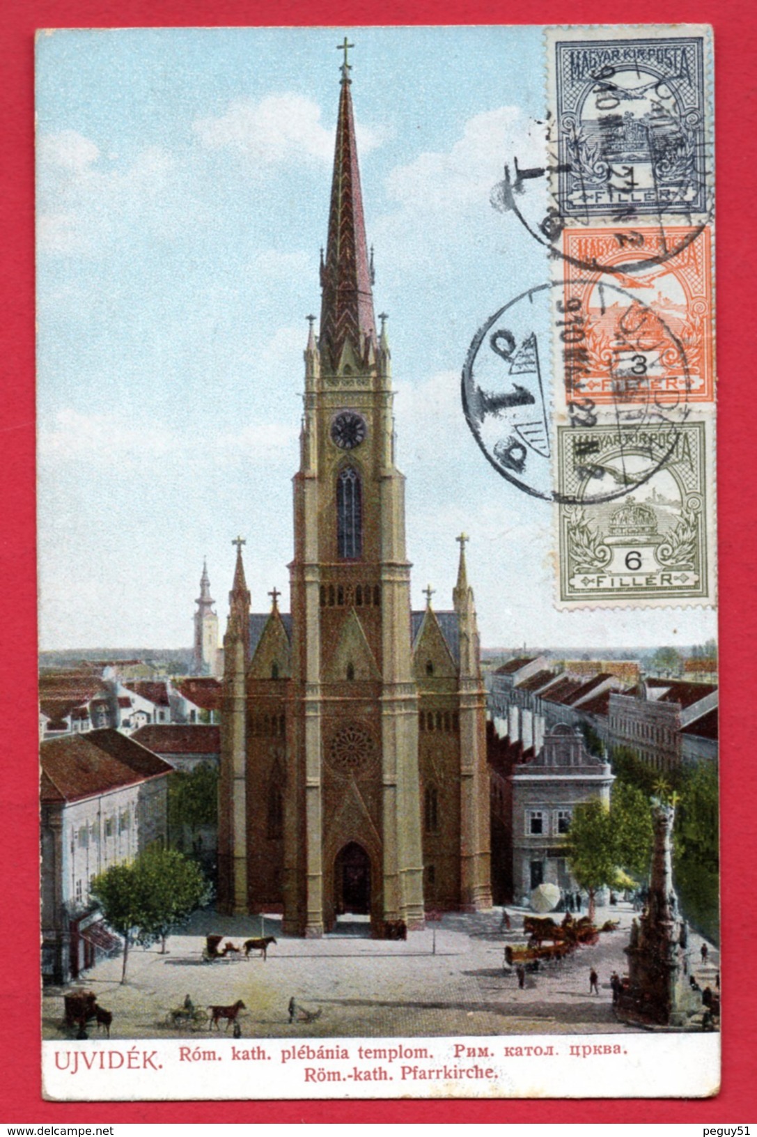Serbie. Novi Sad ( Ujvidék). Eglise Du Nom-de-Marie. 1910 - Serbien