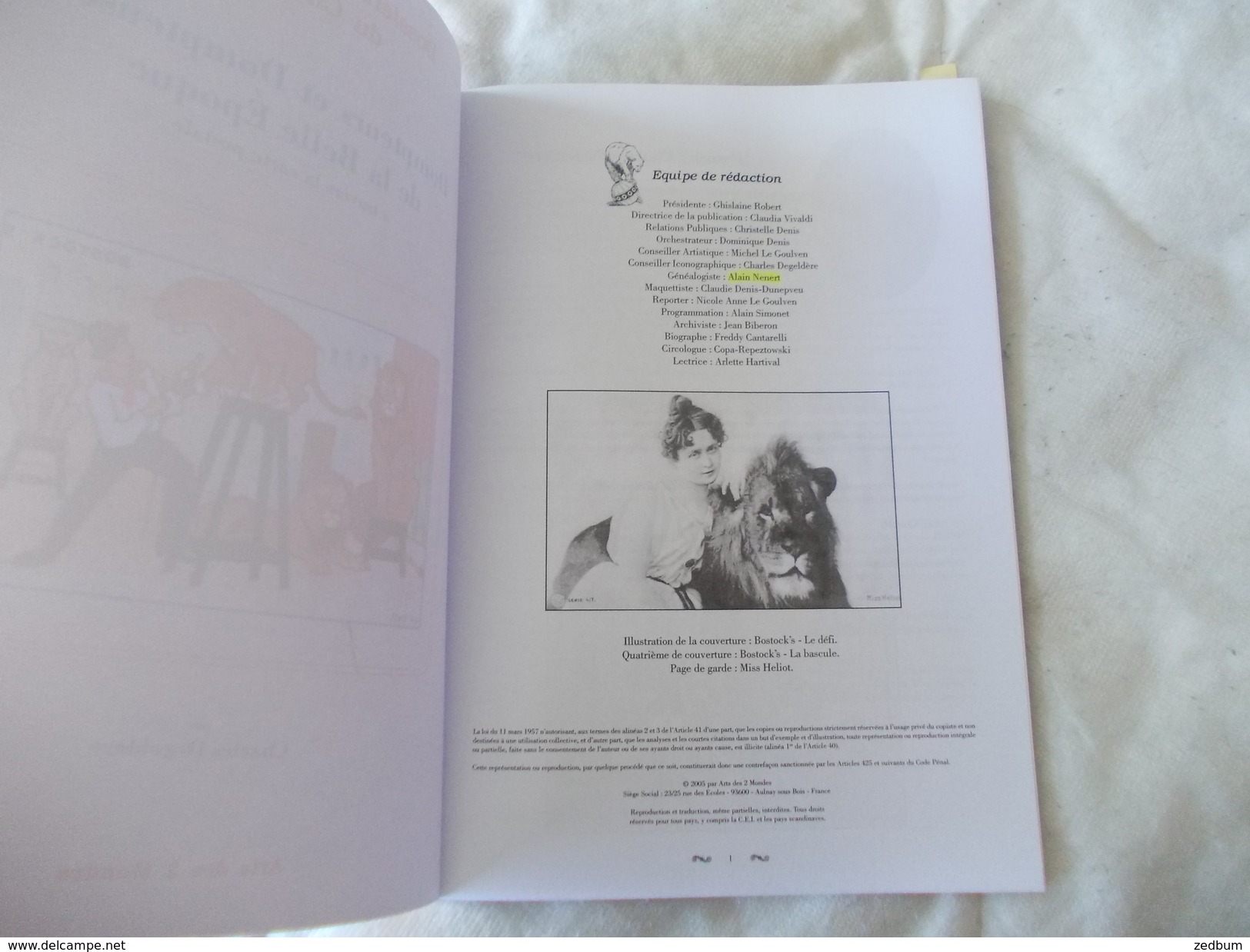 Dossiers De L'histoire Du Cirque Dompteurs Et Dompteuses De La Belle époque N° 6 Charles Degeldere - Collectors