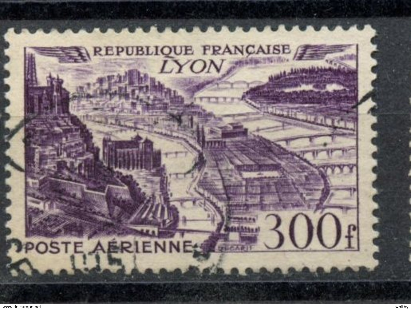 France 1949 300f Lyon Issue #C25 Used - 1927-1959 Used