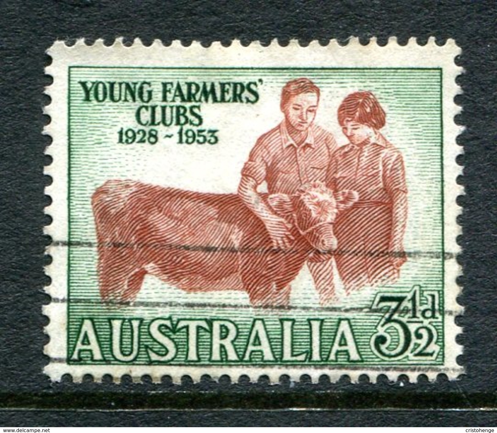 Australia 1953 25th Anniversary Of Australian Young Farmer's Clubs Used - Used Stamps