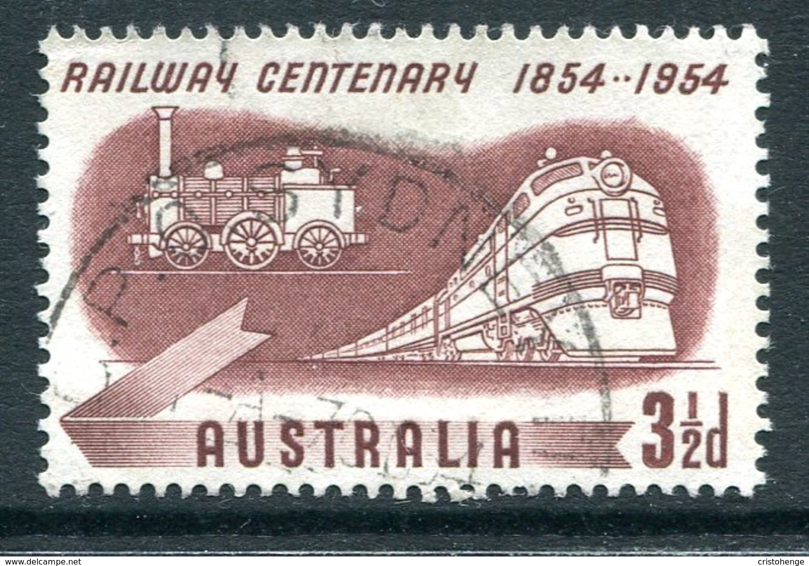 Australia 1954 Australian Railways Centenary Used - Gebruikt