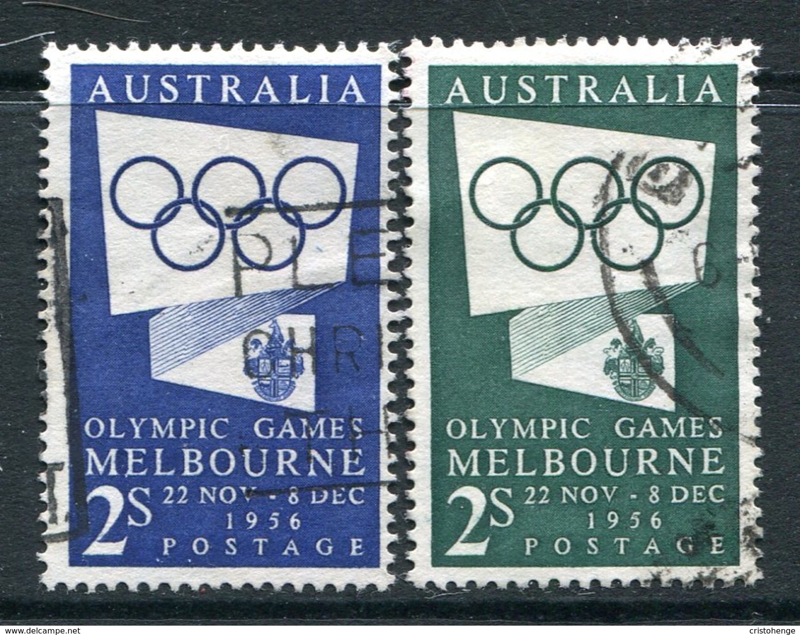 Australia 1954-55 Olympic Games Set Used - Gebruikt