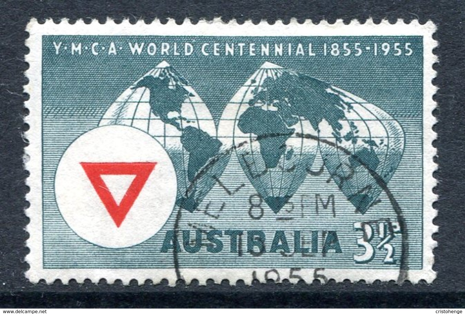 Australia 1955 World Centenary Of YMCA Used - Gebruikt