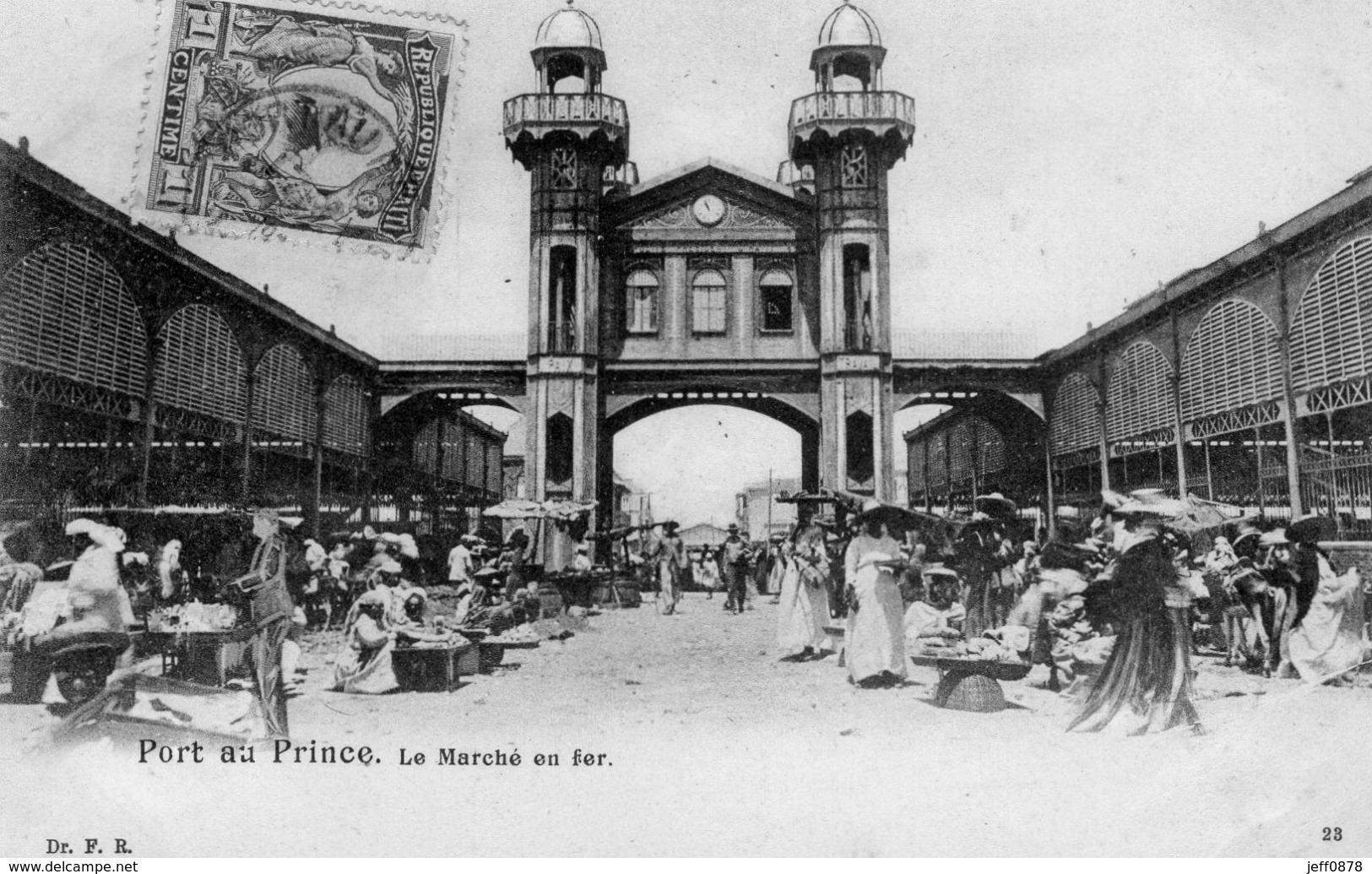 HAITI - PORT AU PRINCE - Le Marché En Fer - 1905 - Très Bon état - 2 Scans - Monde