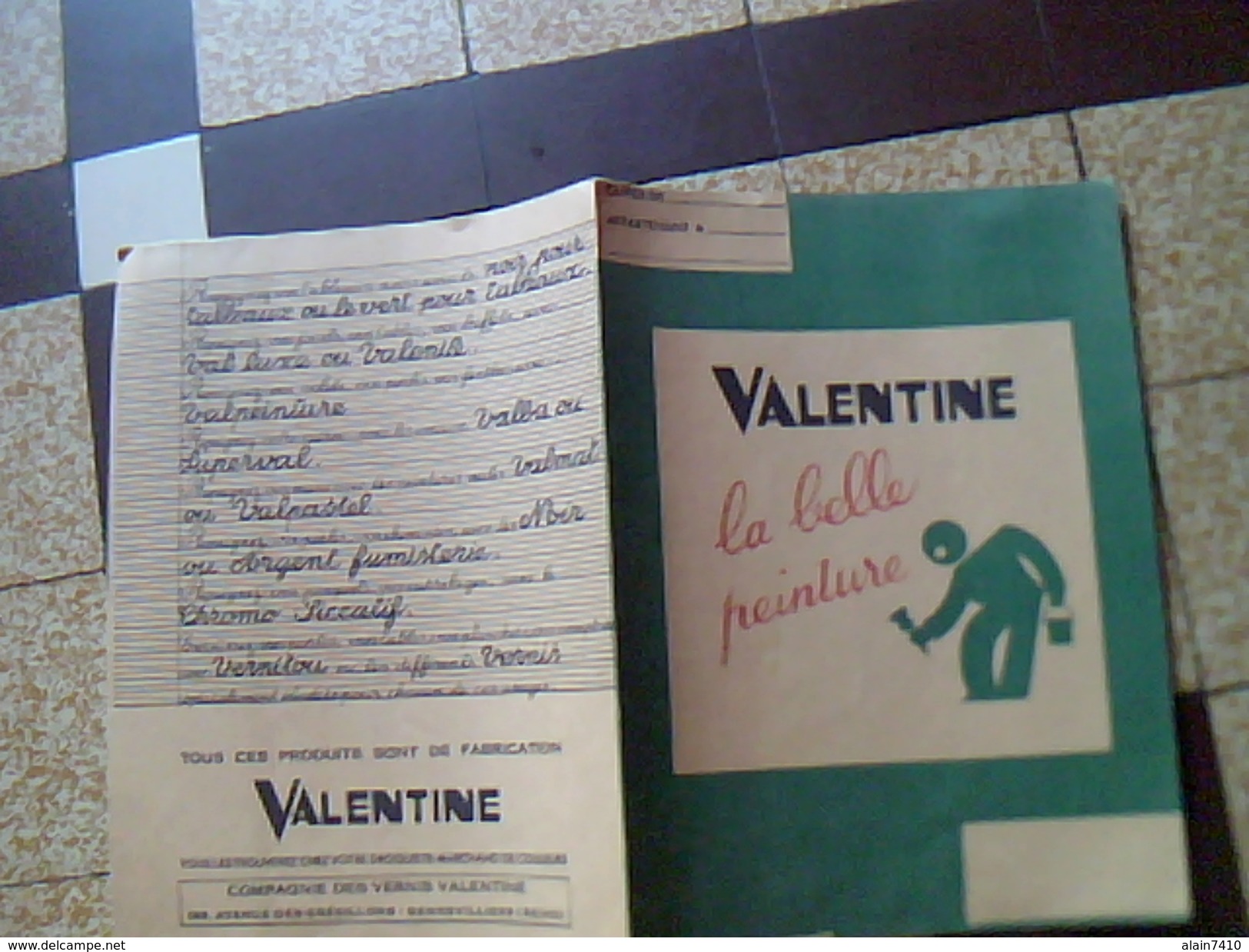 Protege Cahier Peinture Valentine La Belle Peinture - V