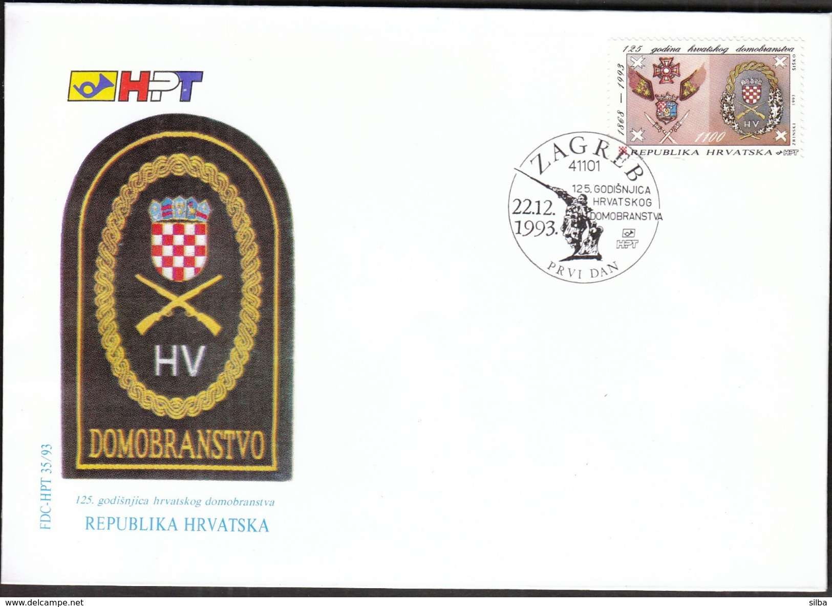 Croatia Zagreb 1993 / 100 Anniversary Of The Croatian Home Guard - Militaria