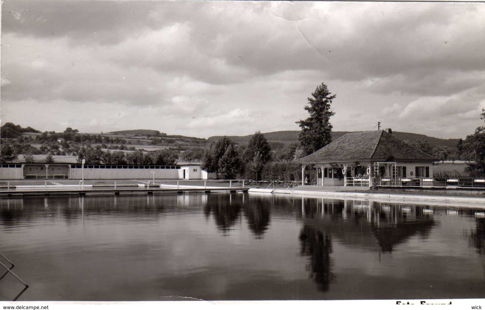 AK Schlüchtern Bei Flieden, Fulda, Motten, Steinau, Salmünster, Bad Brückenau, Birstein -"SCHWIMMBAD   SCHLÜCHTERN" - Schluechtern