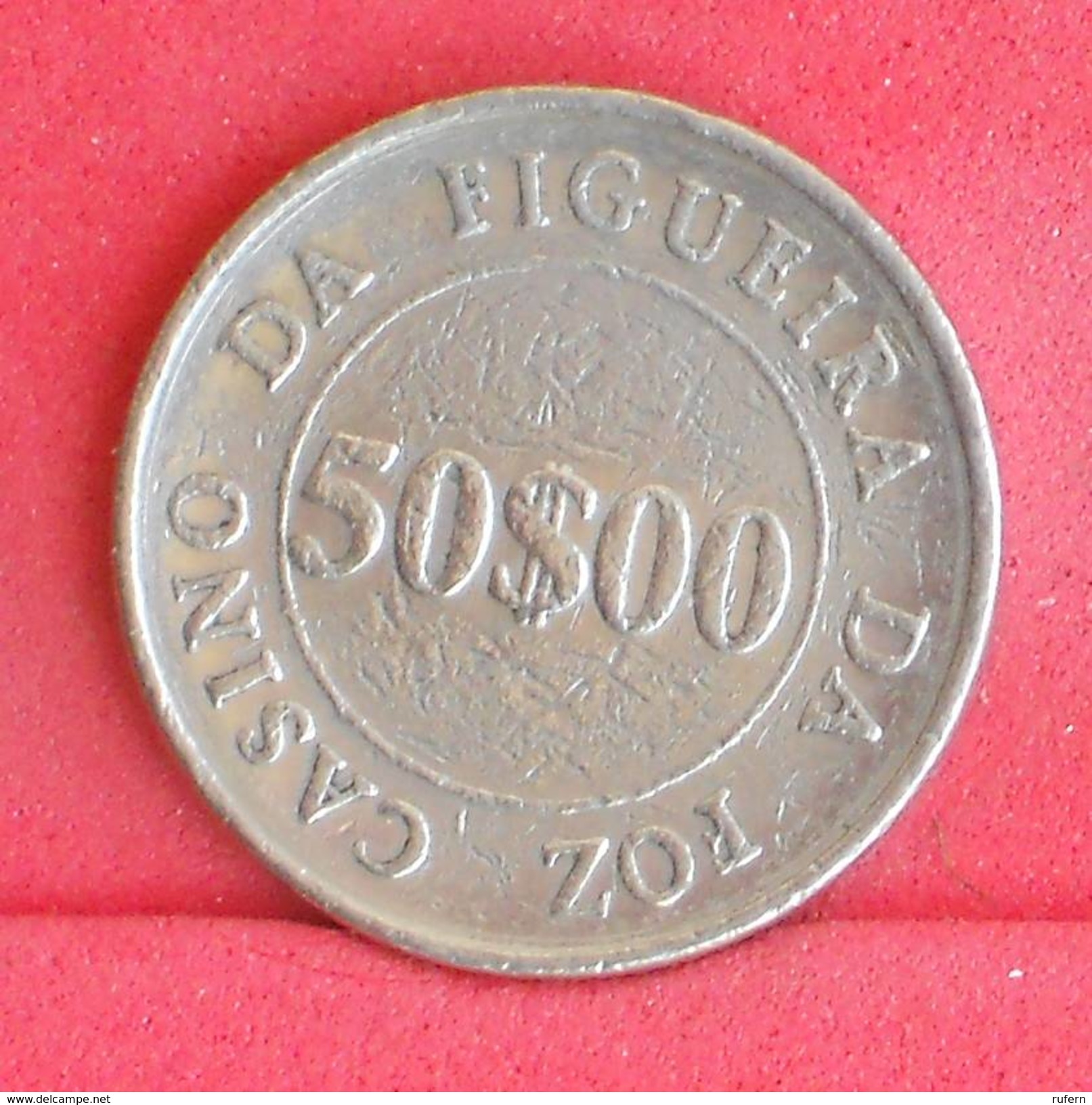 PORTUGAL 50 ESCUDOS  - CASINO DA FIGUEIRA     - (Nº18099) - Casino