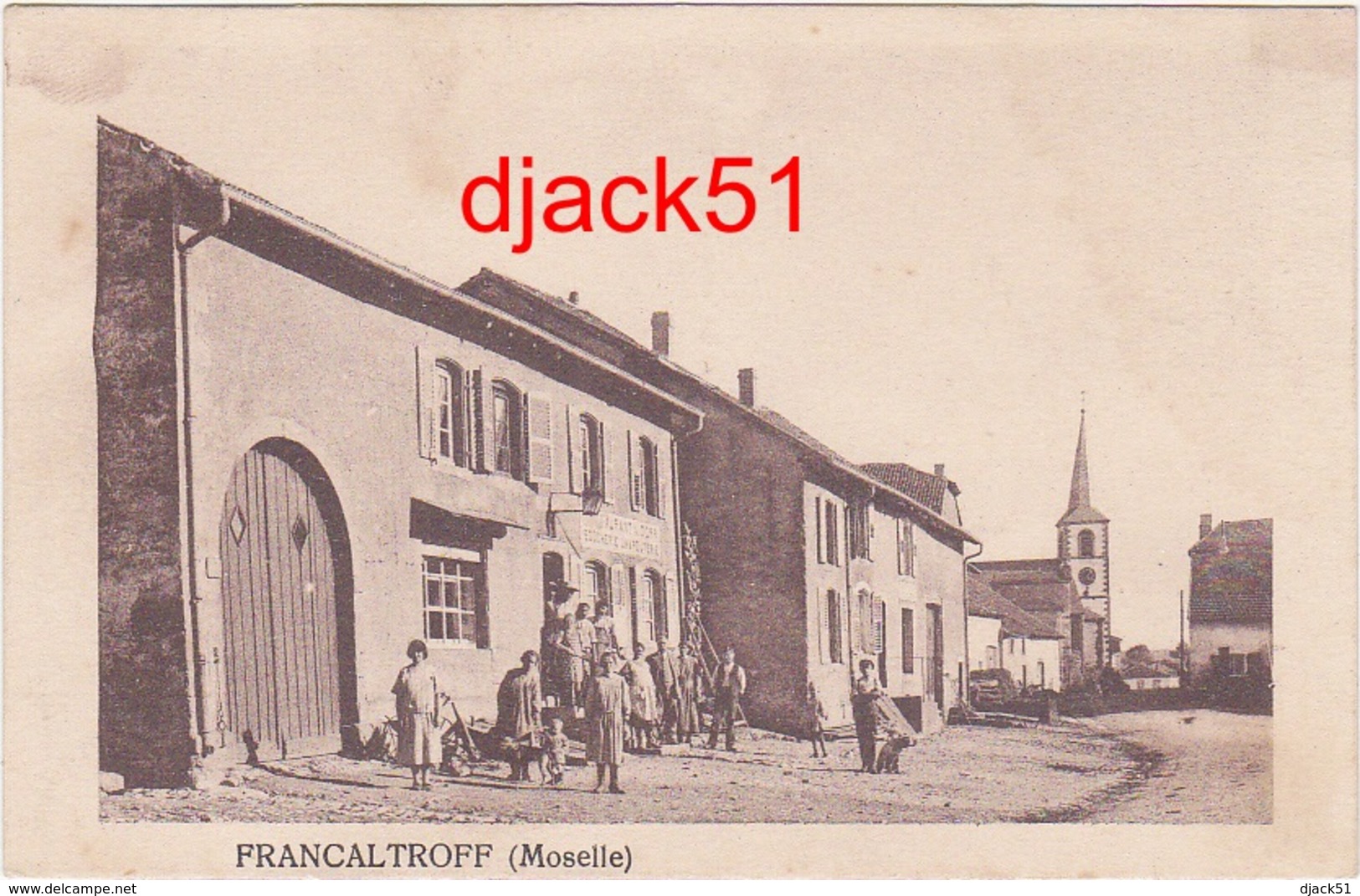 57 - FRANCALTROFF (Moselle) - Belle Animation Devant Magasin - Autres & Non Classés