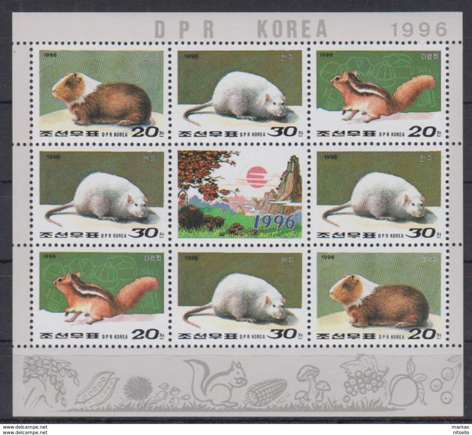 HB FAUNA  ///  (C120) FAUNA - VARIOS   NUEVOS  **MNH - Rongeurs