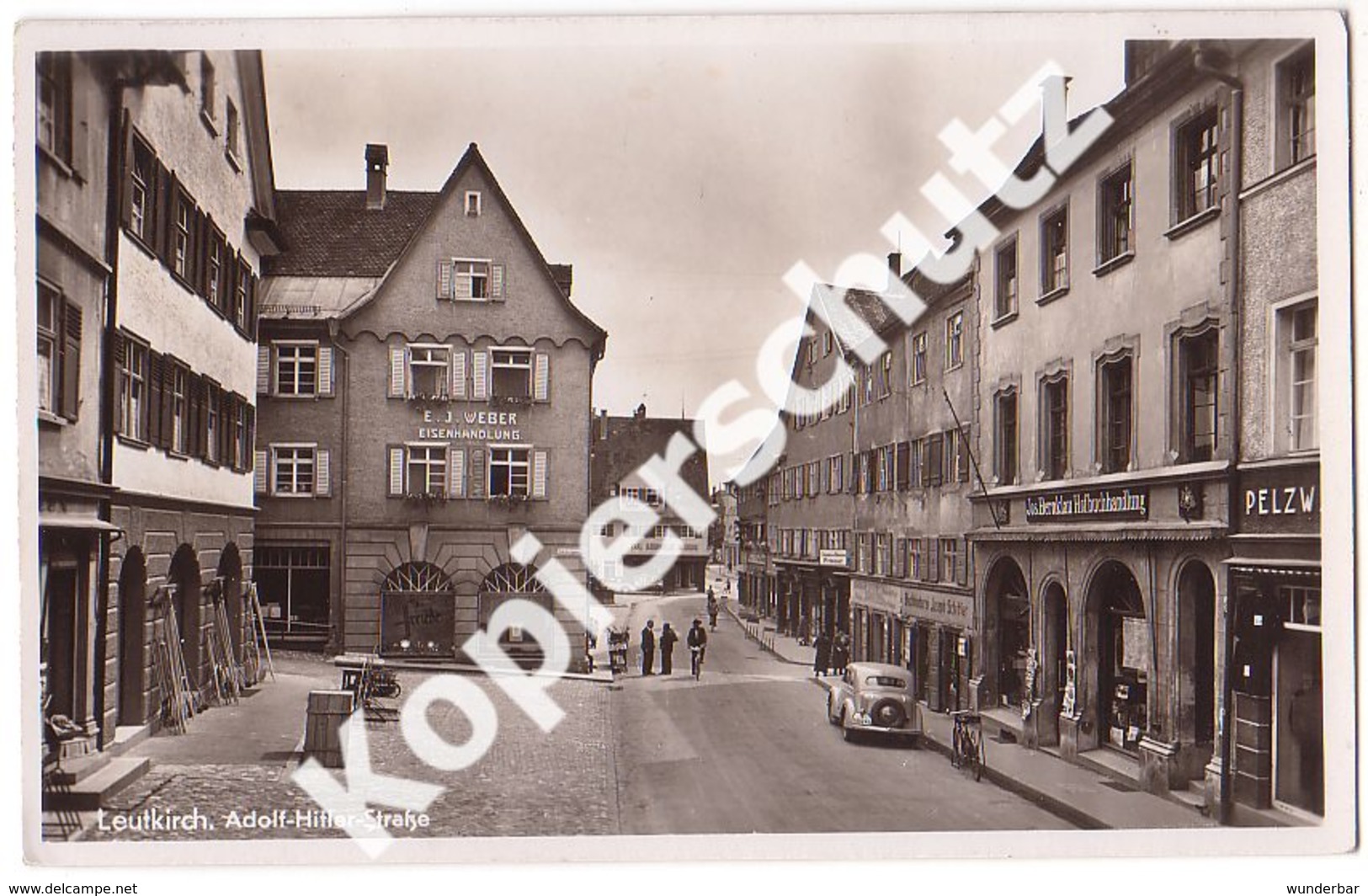 Leutkirch  1943, Adolf-Hitler-Straße  (z3968) - Leutkirch I. Allg.