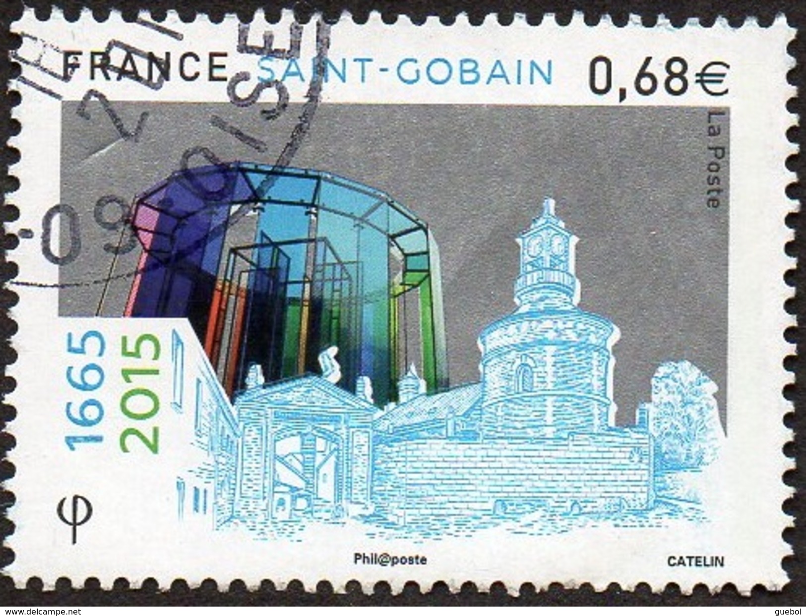 Oblitération Cachet à Date Sur Timbre De France N° 4984 - Saint Gobain - Oblitérés